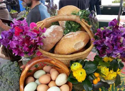 RSFFM Managers sweet peas bread basket